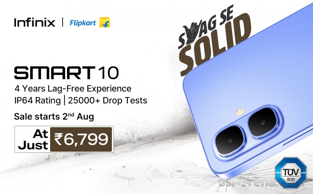 Infinix Smart 10 Launched In India GSMArena News Infinix Smart 10 Launched In India GSMArena News