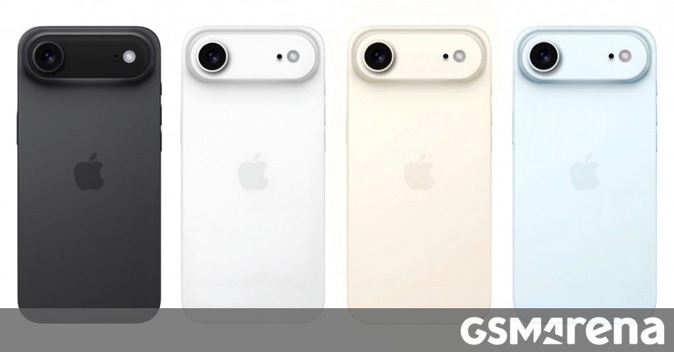 iPhone 17 Air colorways leak