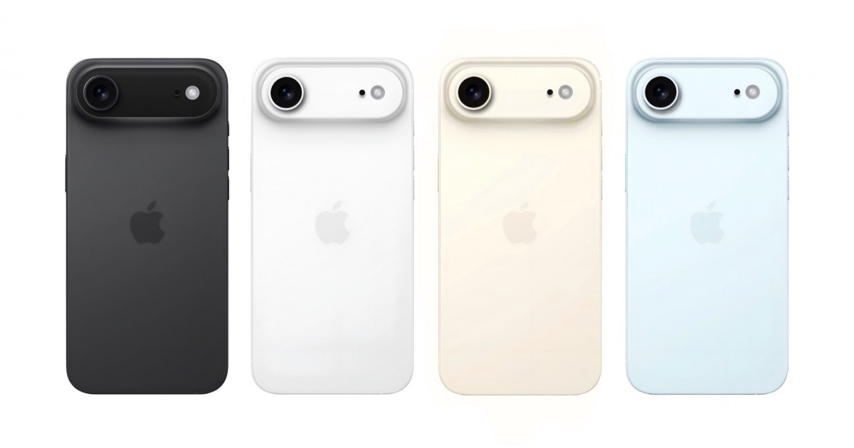 iPhone 17 Air colorways leak
