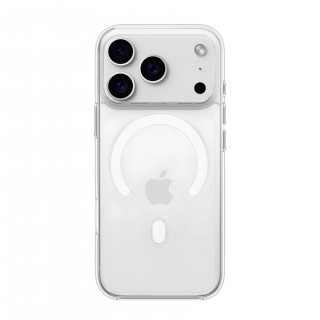 With your apple logo and magsafe charging coil palement with iPhone 17 Pro