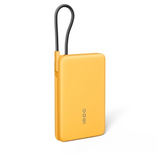 iQOO TWS Air 3 Pro earbuds and iQOO 22.5W power bank with built-in USB-C cable