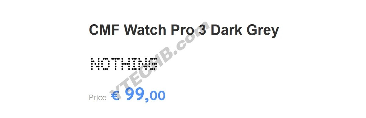 Here's how much Nothing's CMF Watch Pro 3 is rumored to cost