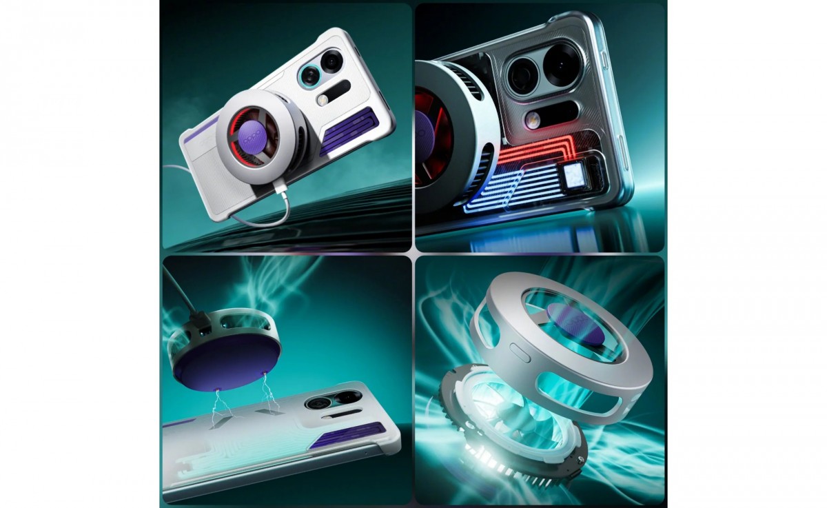Here's the Oppo K13 Turbo and Turbo Pro's active cooling fan in action