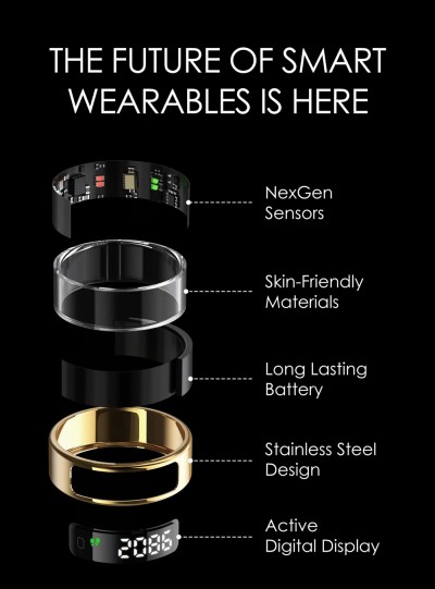 Pebble Halo Smart Ring arrives with a digital display, stainless steel design, and a sub-$100 price tag