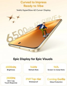 Realme 15 Pro's display and battery detailed