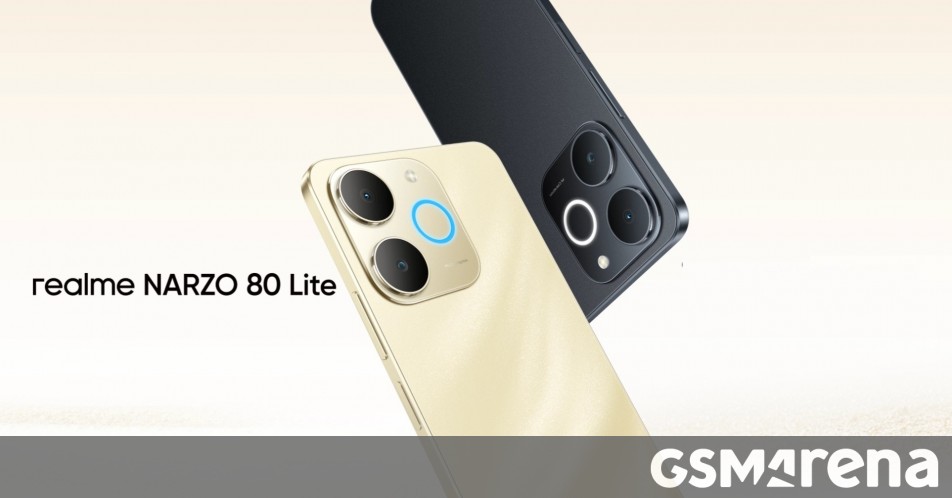 Realme Narzo 80 Lite 4G arrives with a 90Hz display and a 6,300 mAh battery