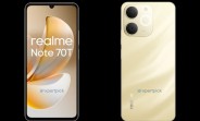 Realme Note 70T retailer listing reveals official images and full specs ahead of launch