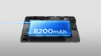 8,200mAh battery with bypass charging