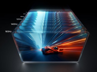 9.06” OLED display with 165Hz refresh rate