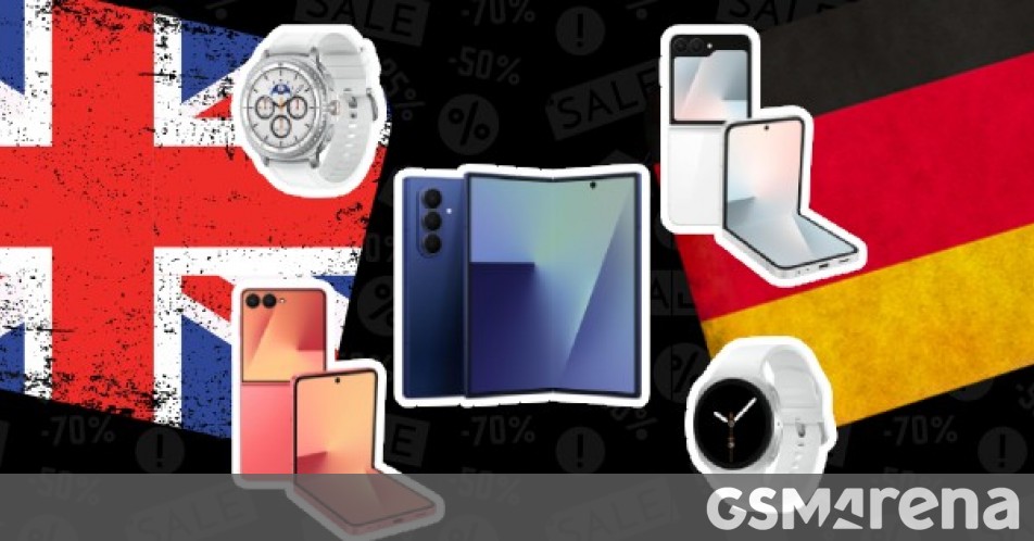 European pre-orders for the Samsung Galaxy Z Fold7, Z Flip7 and Z Flip7 FE have begun