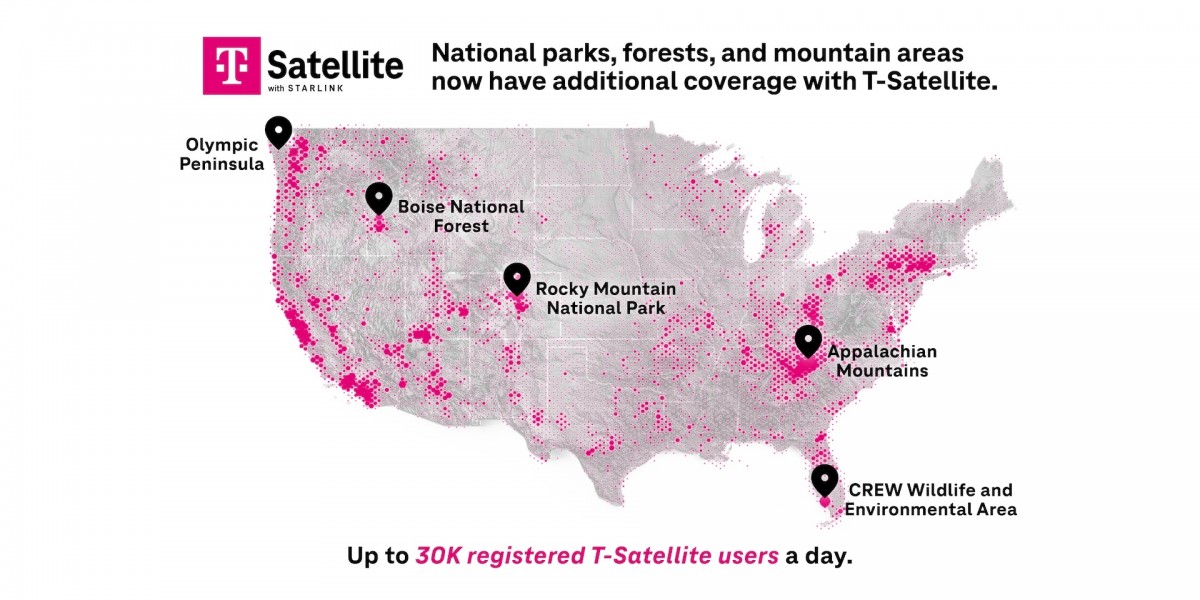 T-Mobile's T-Satellite service is now available to everyone