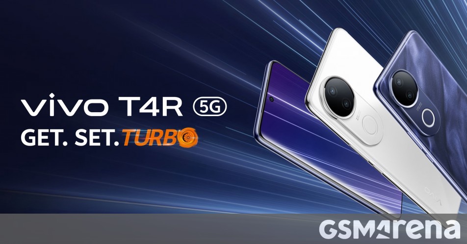vivo T4R arrives with the Dimensity 7400 SoC, quad-curved display, and 4K selfie camera