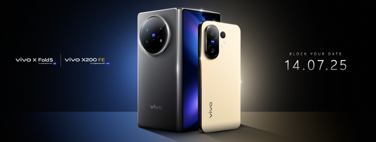 vivo X200 FE and X Fold5's India launch date announced