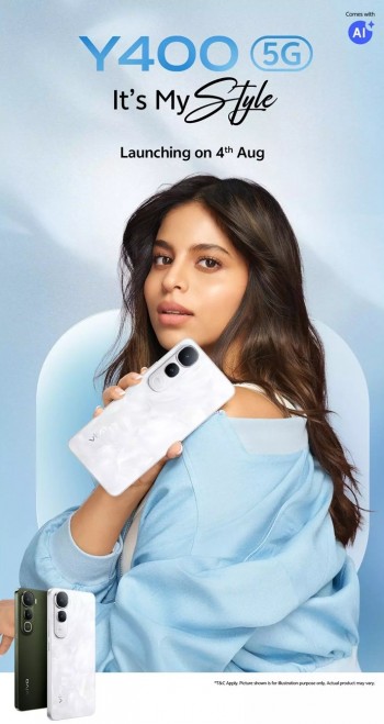 vivo Y400 5G's launch date, design, and colors revealed