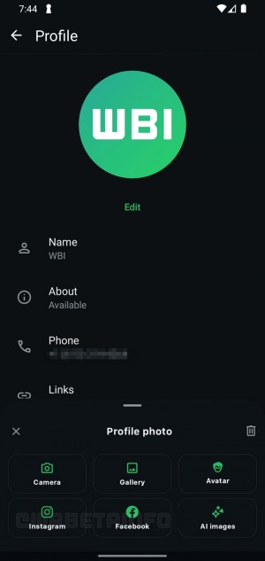 WhatsApp might soon let you import profile photos from Facebook and Instagram