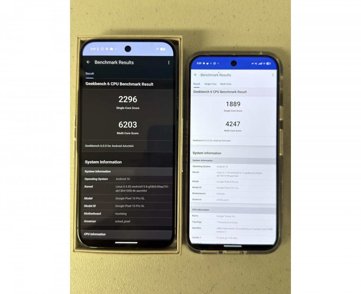 Google Pixel 10 Pro XL now spotted in the Geekbench database