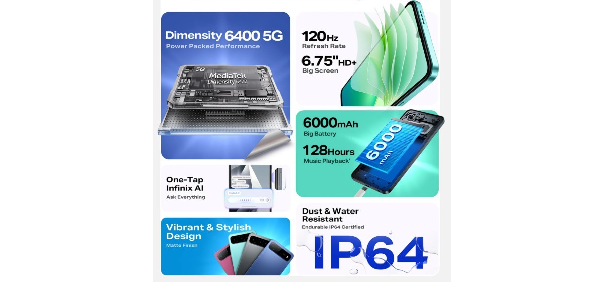 Infinix Hot 60i 5G's launch date and main specs are official