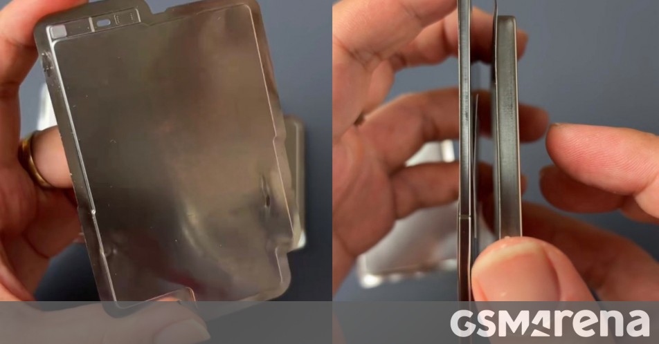 iPhone 17 Air's shockingly thin battery poses for the camera