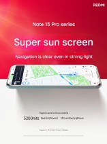 Redmi Note 15 Pro+ Key specification teaser (a machine translated into Chinese)