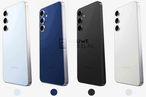 Samsung Galaxy S25 FE in Icy Blue, Navy, Jet Black and White