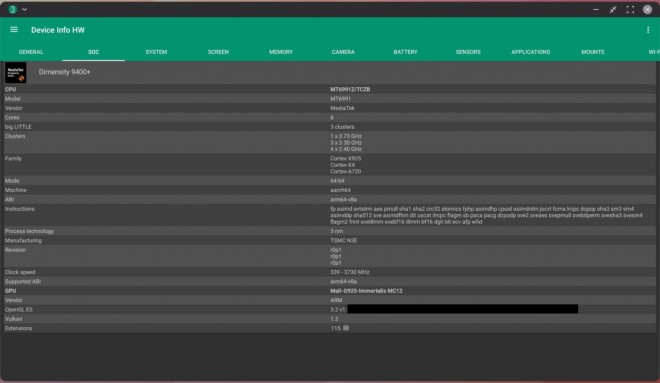 Samsung Galaxy Tab S11 Ultra (Device Info HW)