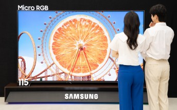 Samsung unveils world's first Micro RGB display technology