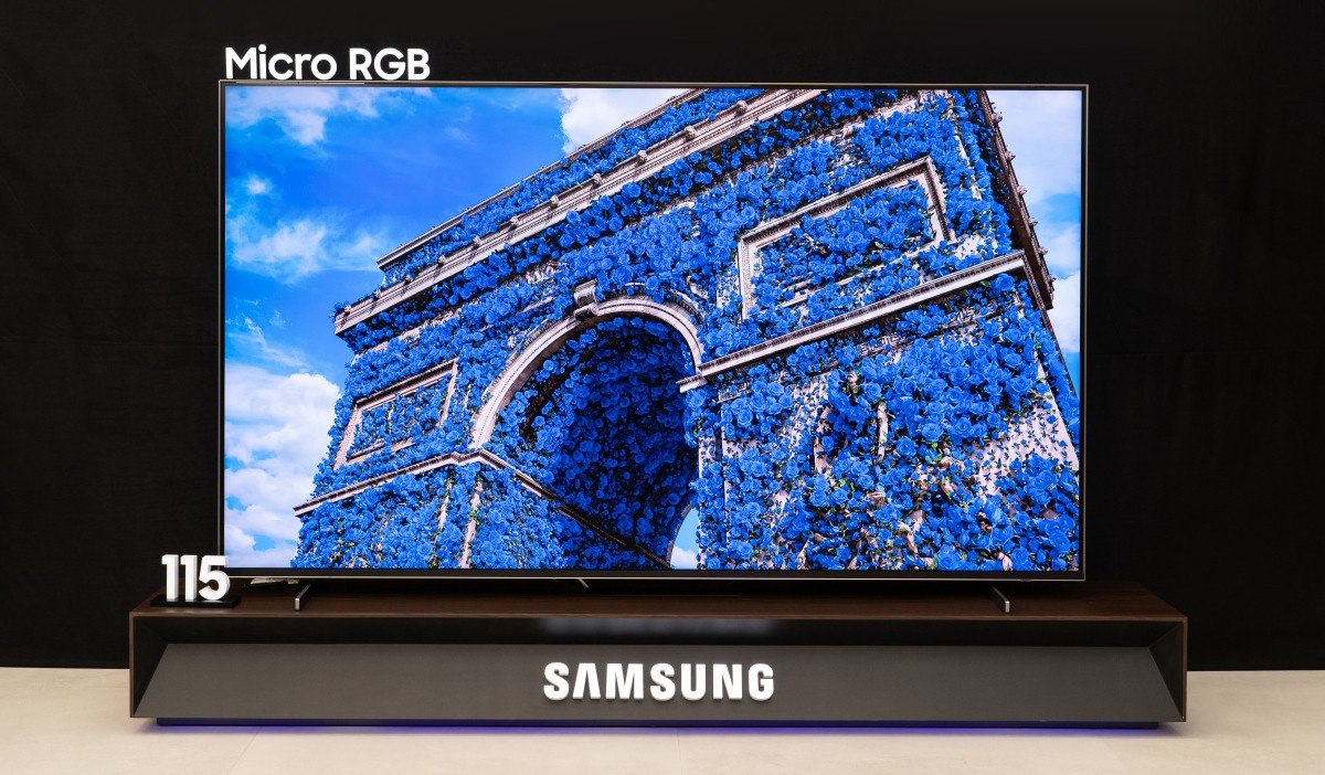 Samsung unveils the world's first micro RGB TV tech