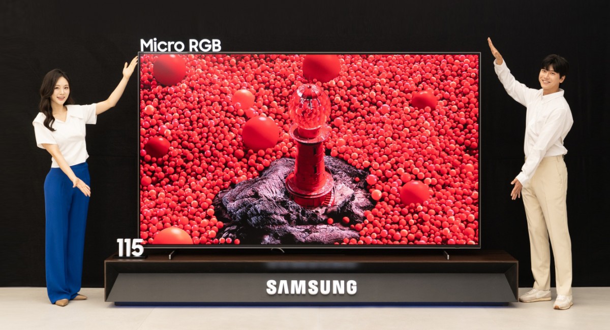 Samsung unveils the world's first micro RGB TV tech