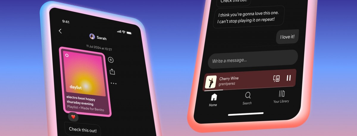 Spotify is now a messaging service