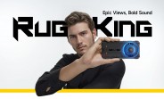 Here’s the Ulefone RugKing with a 9,600 mAh battery, glare flashlight, and 126 dB speaker