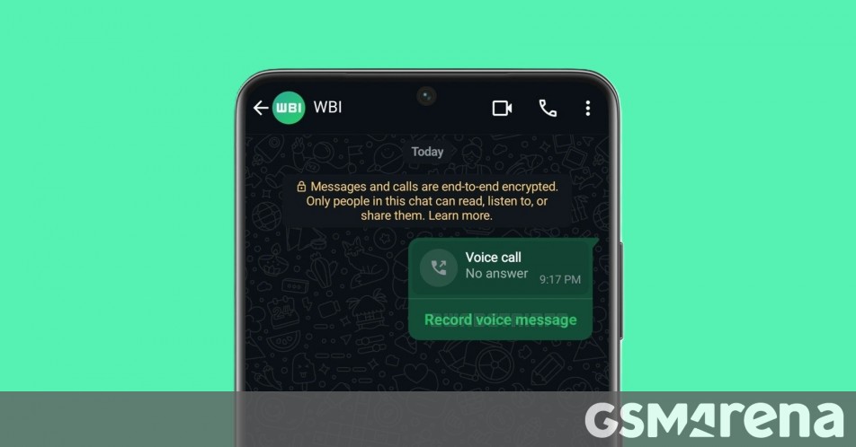 WhatsApp Voicemail Feature Screenshot