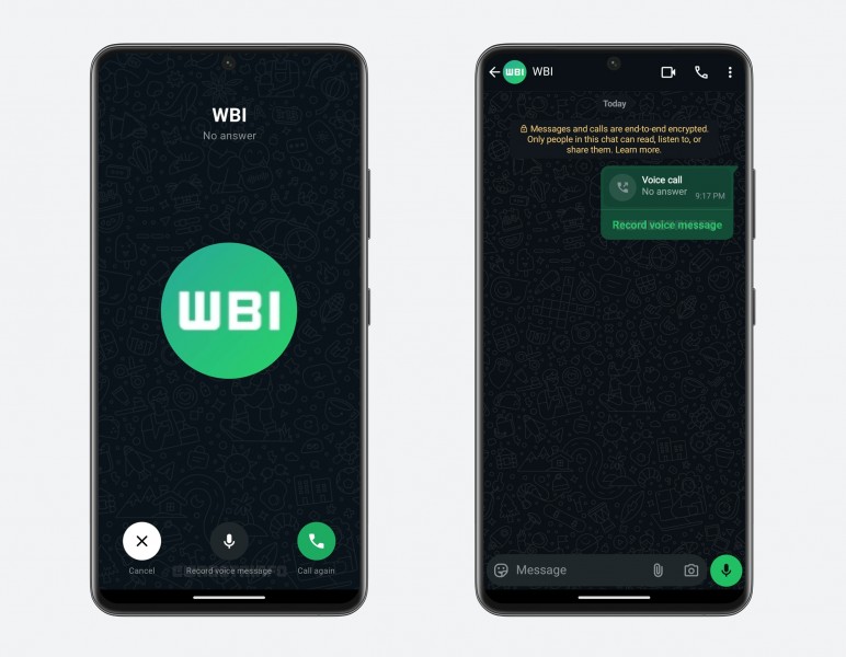 WhatsApp is working on a voicemail-like feature for missed calls