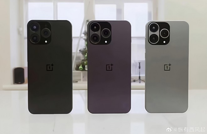 OnePlus 15 (Leaked Image): Full Black, Mist Purple and UNE Glow