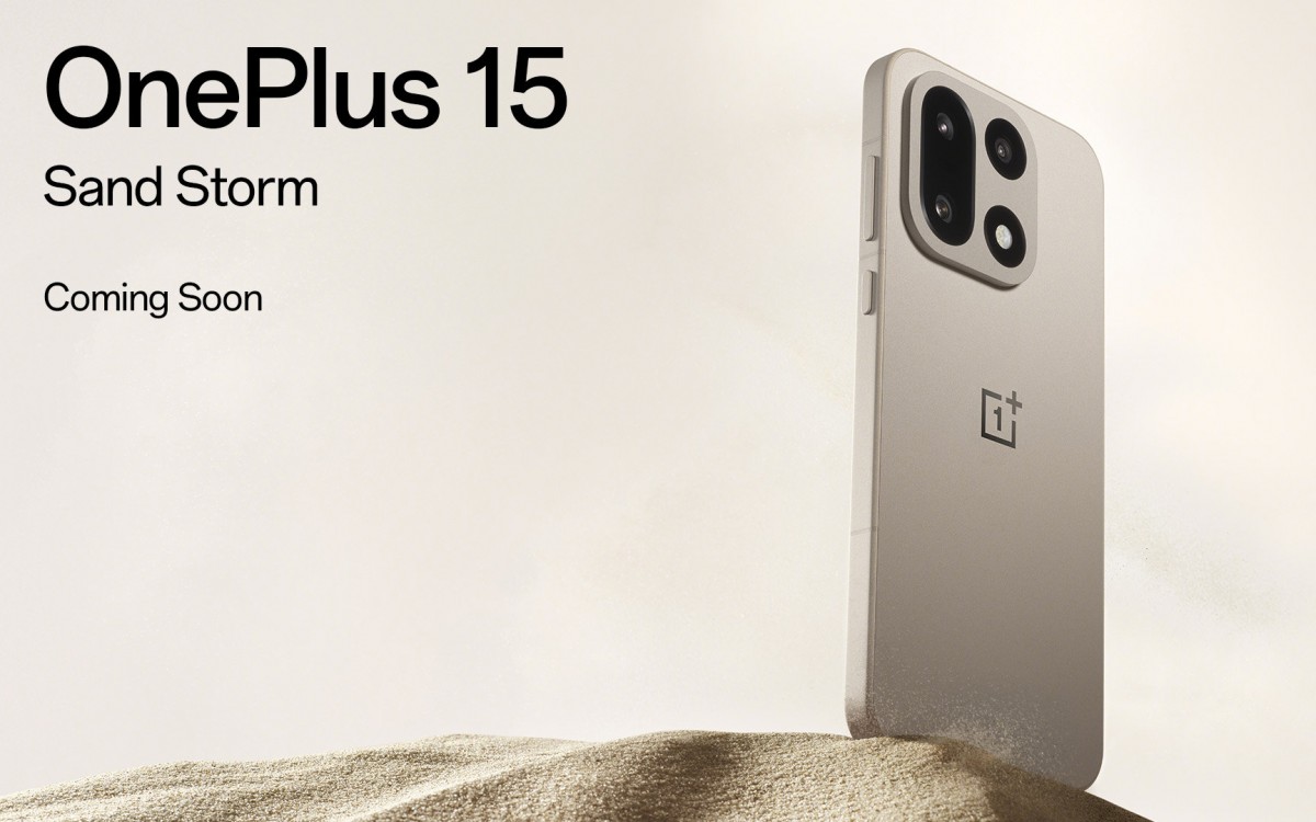 OnePlus 15 confirms the global launch and the official color appears