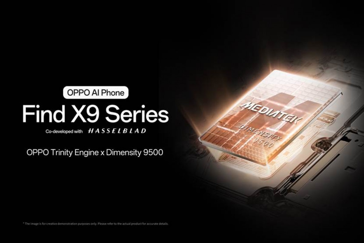 OPPO Find the X9 series to launch with cololos 16, Demides 9500 SoC on 16 October