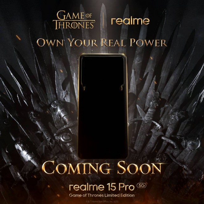Realme 15 Pro Game of Thrones Limited Edition