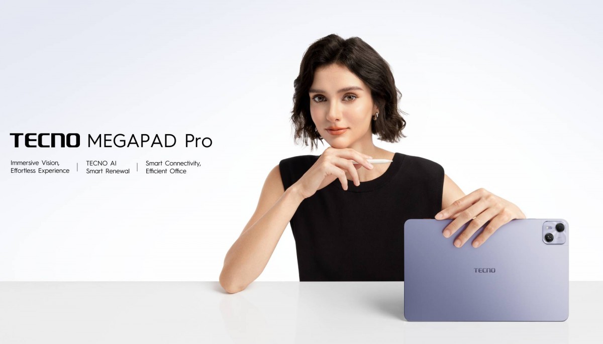 Tecno unveils 12-inch MEGAPAD Pro, launches laptops in Europe
