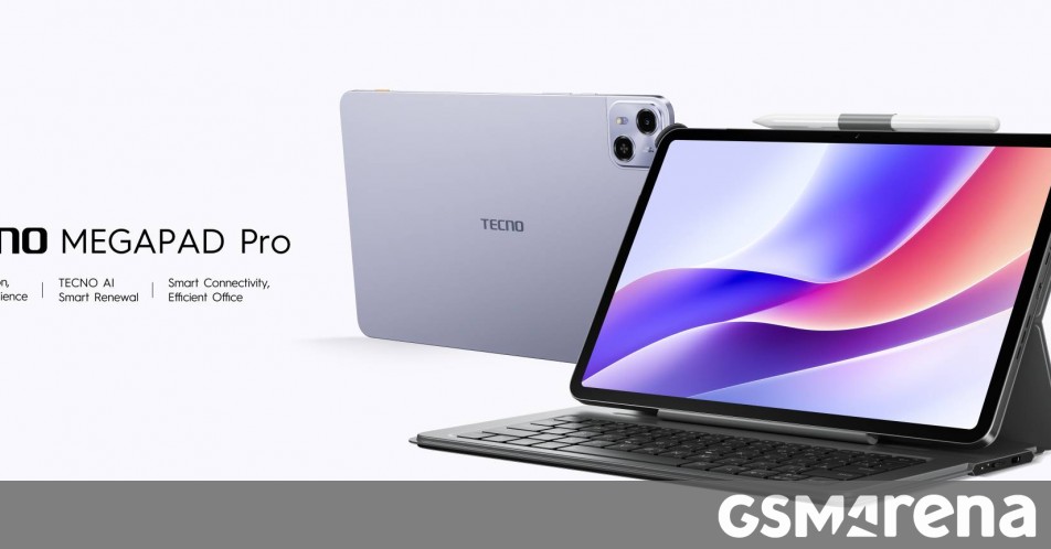 Tecno unveils 12-inch MegaPad Pro, launches laptops in Europe