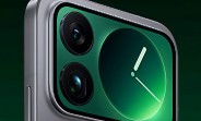 This is the Xiaomi 17 Pro Max with its rear display