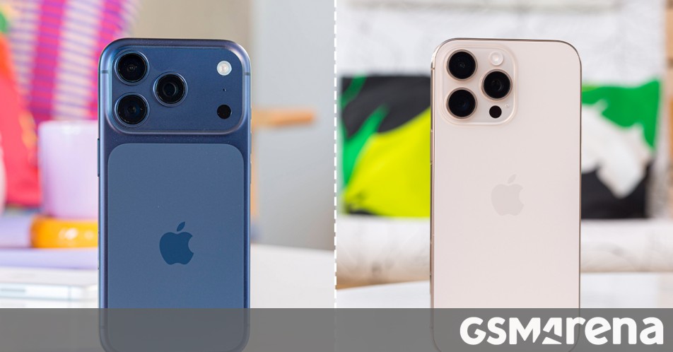 Apple IPhone 17 Pro Vs IPhone 16 Pro GSMArena News Apple IPhone 17 Pro Vs IPhone 16 Pro GSMArena News