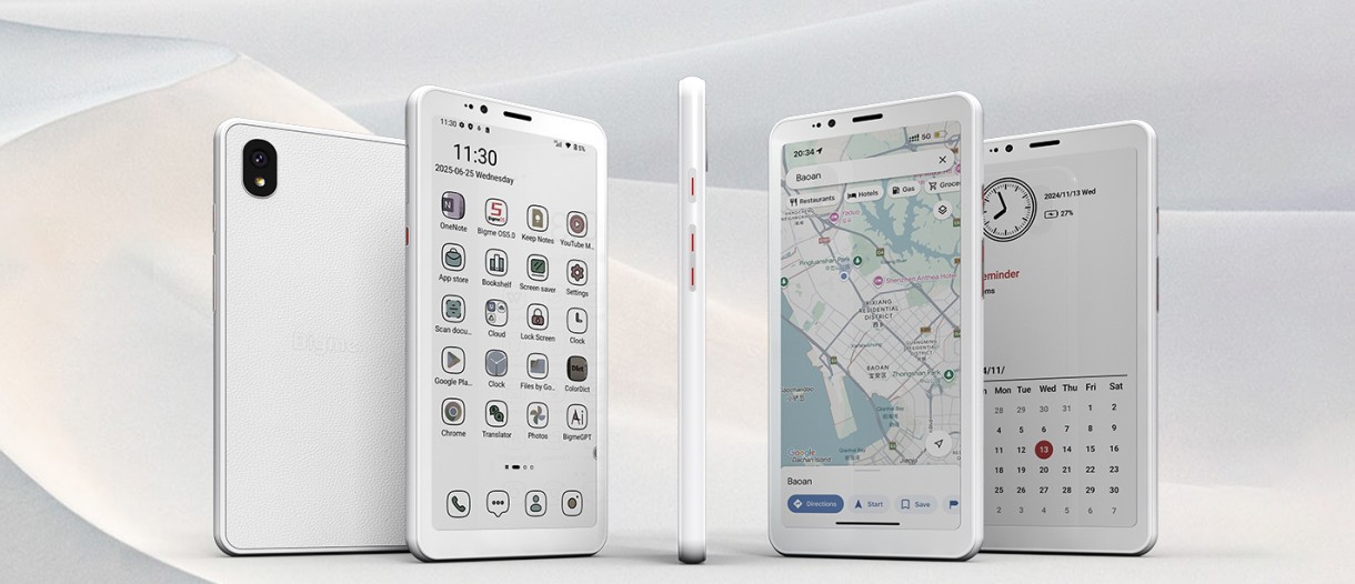 Bigme HiBreak S pairs a color E Ink display with LTE support and