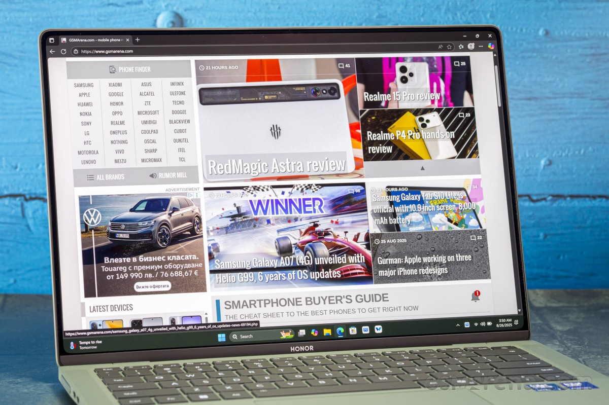 Honor MagicBook Art 14 2025 Intel Core Ultra 7 255H review