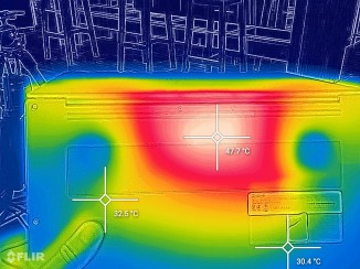 The thermals under load