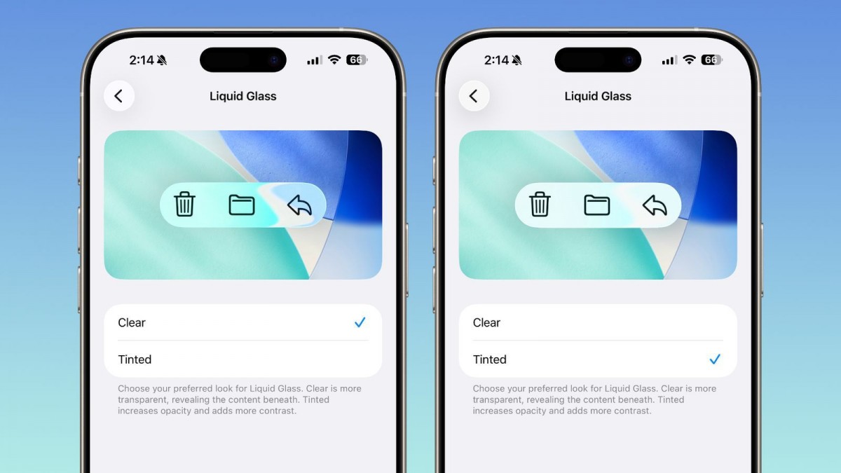 The latest iOS 26.1 beta lets you tone down the Liquid Glass