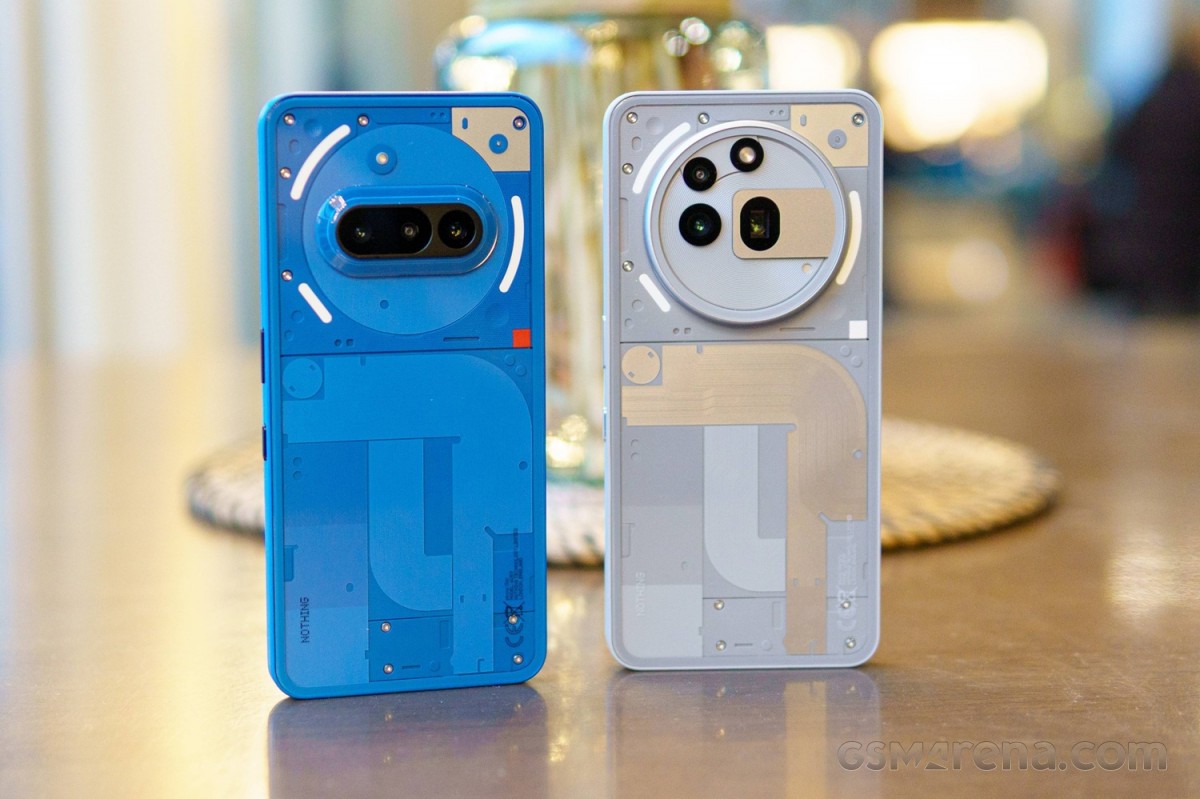 Nothing Phone (3a) with the Nothing Phone (3a) Pro