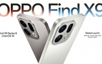 Oppo Find X9 Series going global on October 28
