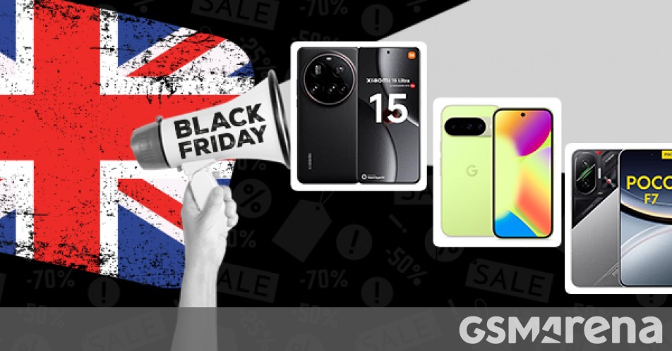 Black Friday deals: Amazon UK discounts Xiaomi 15 Ultra, Pixel 10, Poco F7 and more
