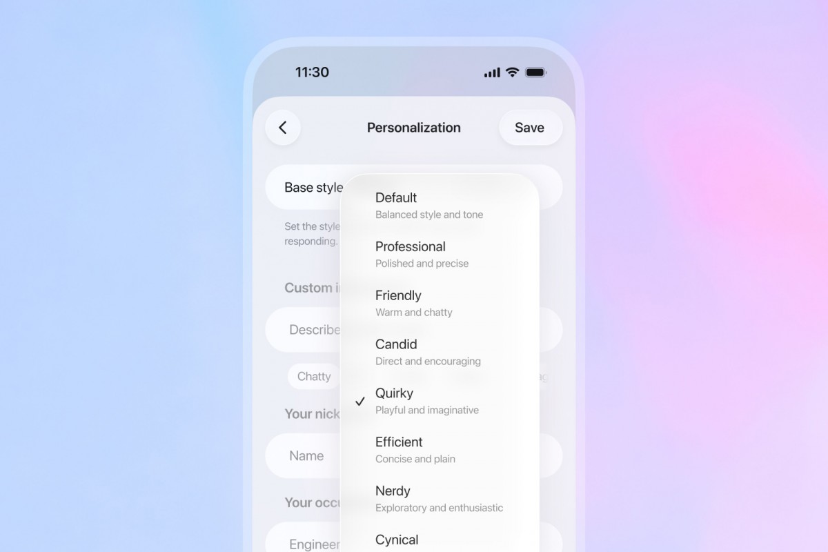 Infinium tech | Graphics designing company Open AI's GPT-5.1 update brings conversation personalization options