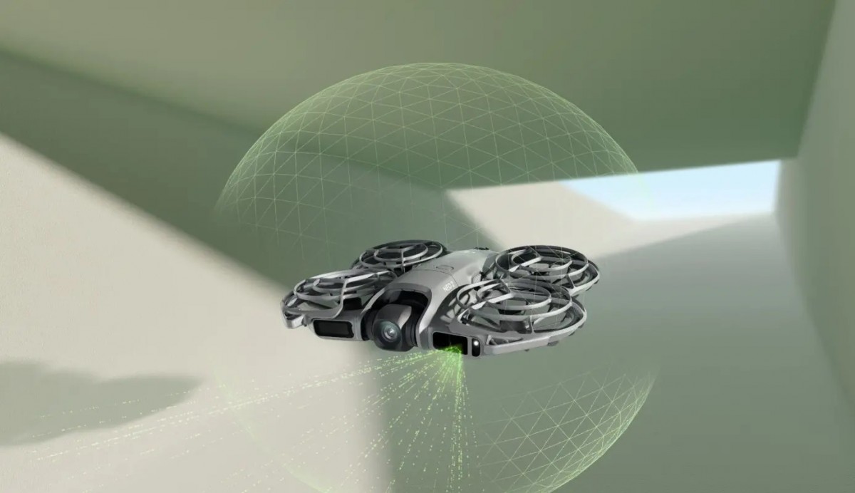 Infinium tech | Graphics designing company The DJI Neo 2 features forward LiDAR and an omnidirectional vision system