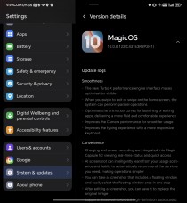 Honor Magic V5 MagicOS 10 update changelog
